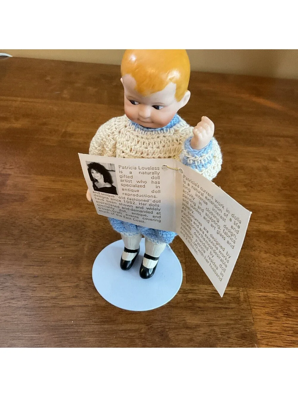 Patricia Loveless Miniature Porcelain Doll 'Buster'